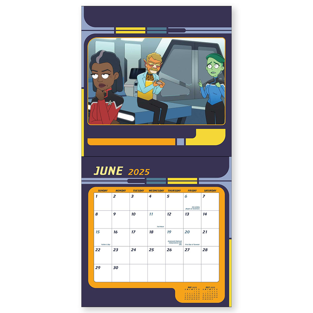 Star Trek Lower Decks 2025 Wall Calendar