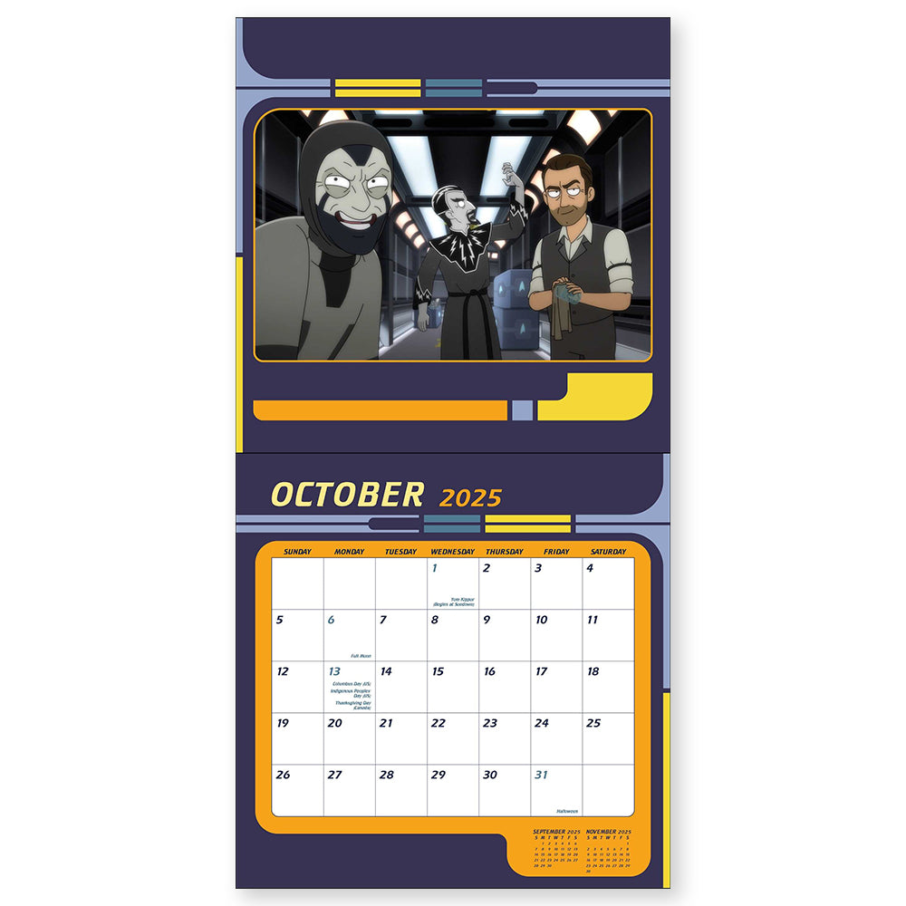 Star Trek Lower Decks 2025 Wall Calendar