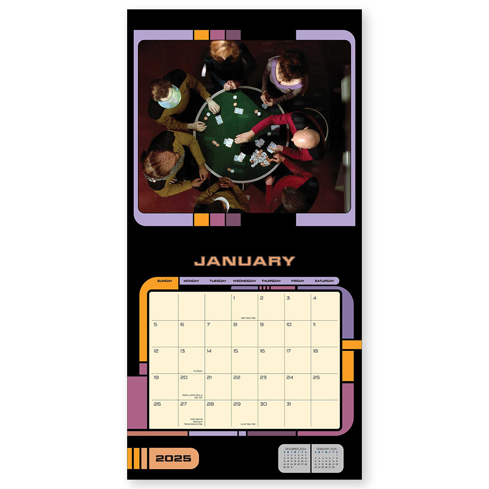 Star Trek: The Next Generation 2025 Wall Calendar