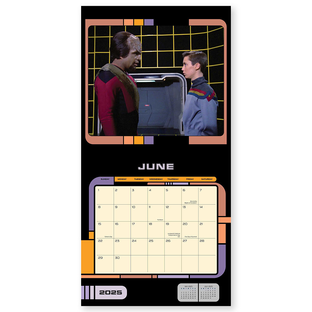 Star Trek: The Next Generation 2025 Wall Calendar