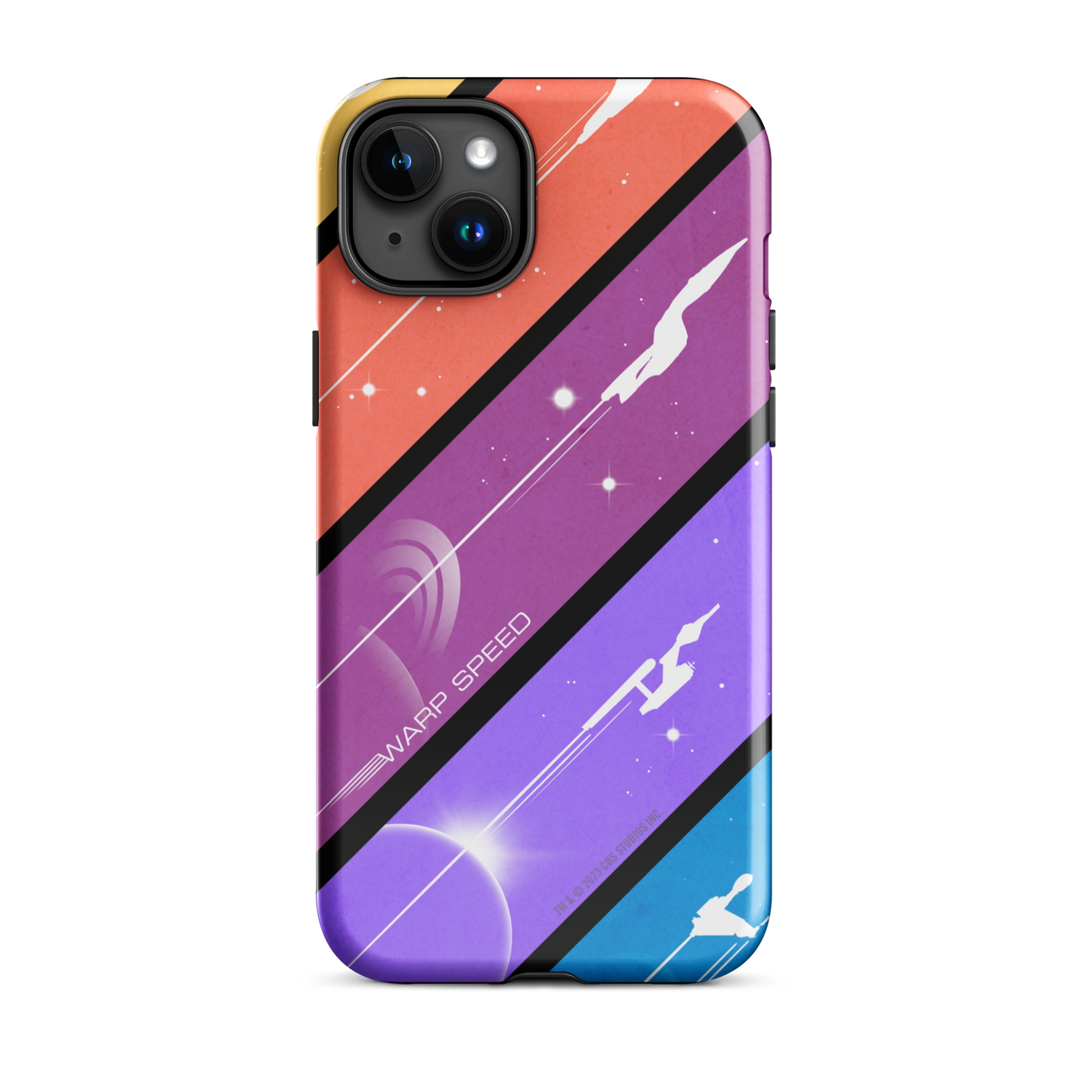 Star Trek Color Block Warp Speed Tough Phone Case - iPhone