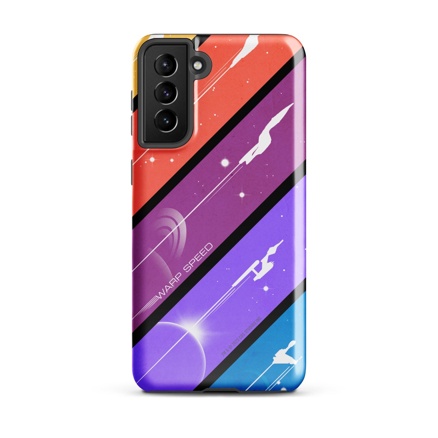 Star Trek Color Block Warp Speed Tough Phone Case - Samsung