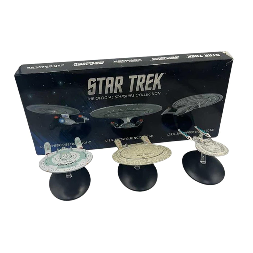 Star Trek: The Original Series U.S.S. Enterprise Set of 3 Starship Replica