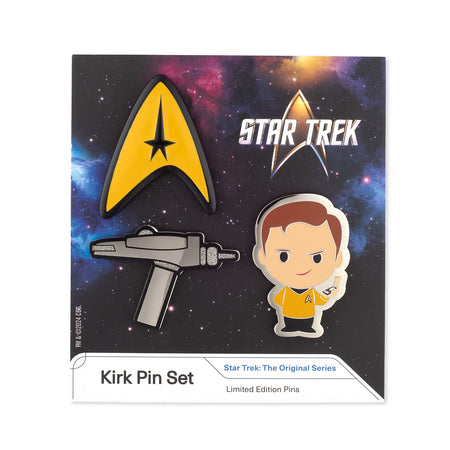 Star Trek: The Original Series Captain Kirk Collectors Pin Set