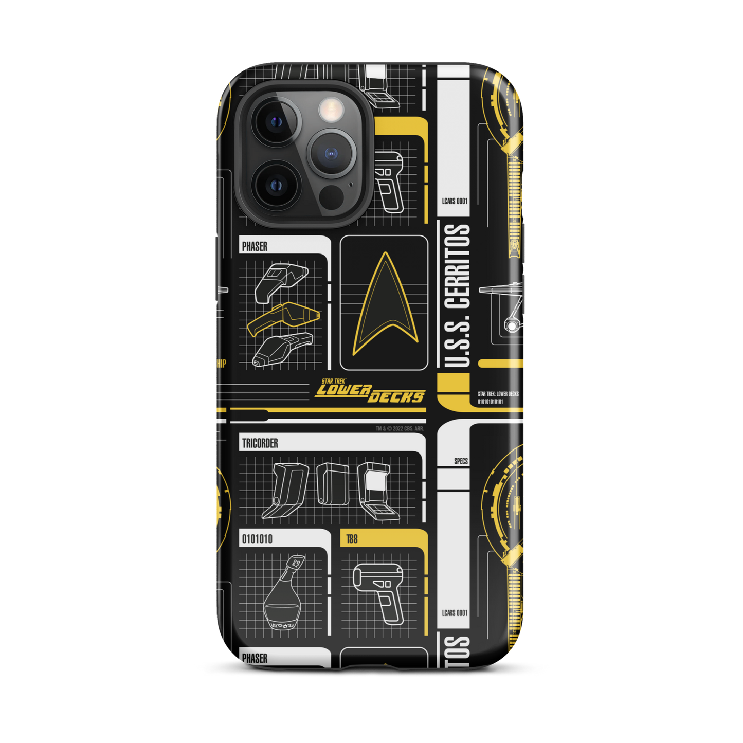 Star Trek: Lower Decks U.S.S Cerritos Pattern Tough Phone Case - iPhone