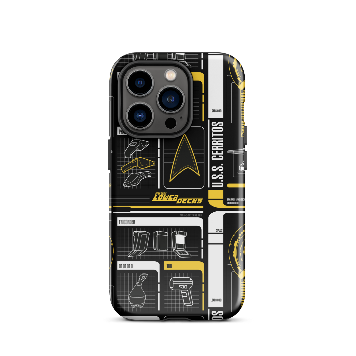 Star Trek: Lower Decks U.S.S Cerritos Pattern Tough Phone Case - iPhone