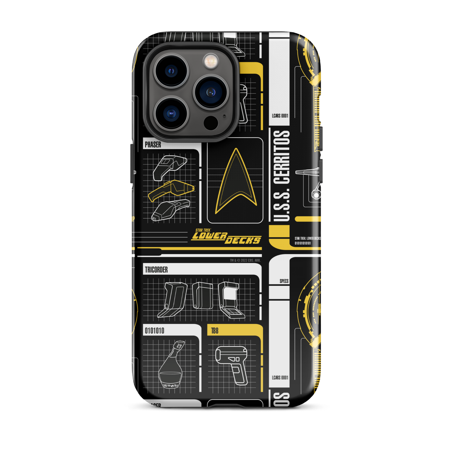 Star Trek: Lower Decks U.S.S Cerritos Pattern Tough Phone Case - iPhone