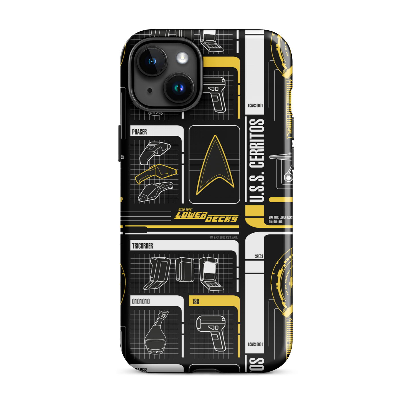 Star Trek: Lower Decks U.S.S Cerritos Pattern Tough Phone Case - iPhone