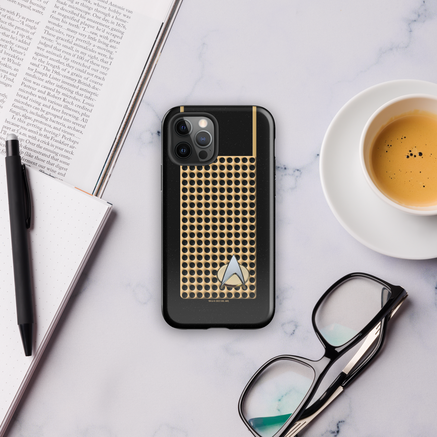 Star Trek: The Original Series Communicator Delta Small Tough Phone Case - iPhone