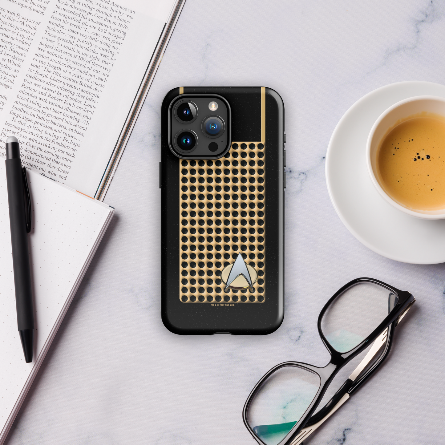 Star Trek: The Original Series Communicator Delta Small Tough Phone Case - iPhone