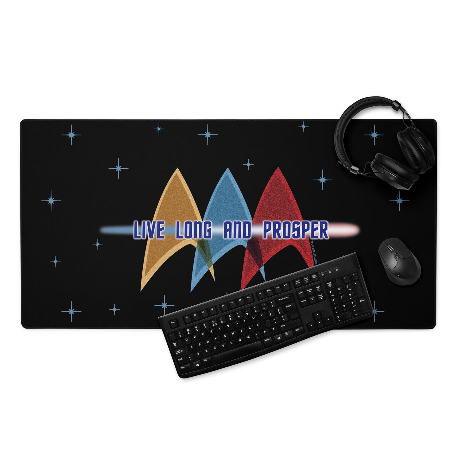 Star Trek The Original Series Live Long and Prosper Gaming Mat