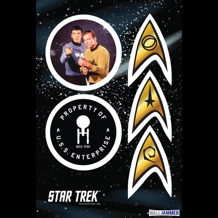 Star Trek: The Original Series Wall Sticker Sheet