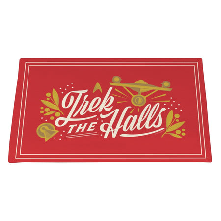 Star Trek Trek The Halls Holiday Doormat