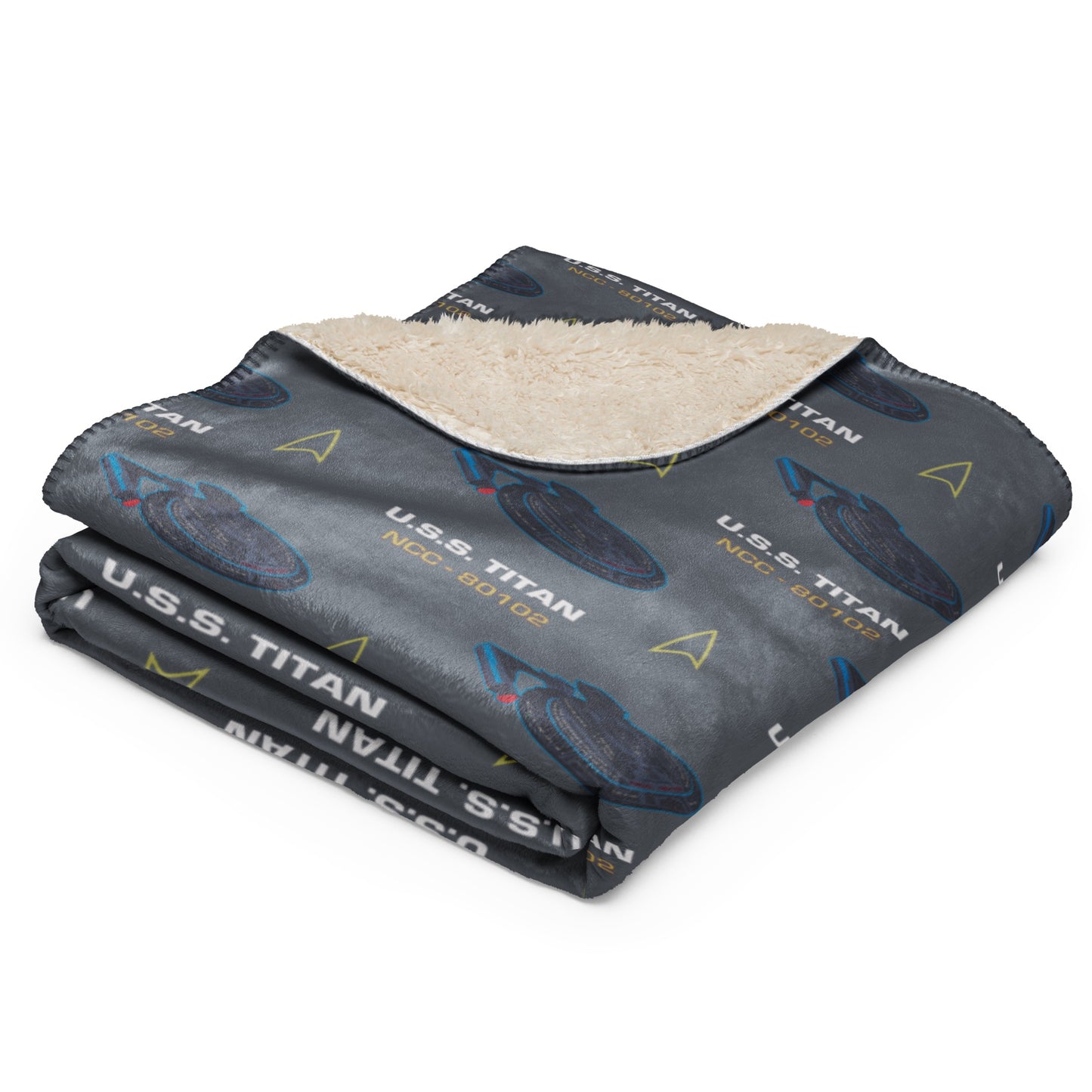 Star Trek: Lower Decks U.S.S. Titan Sherpa Blanket