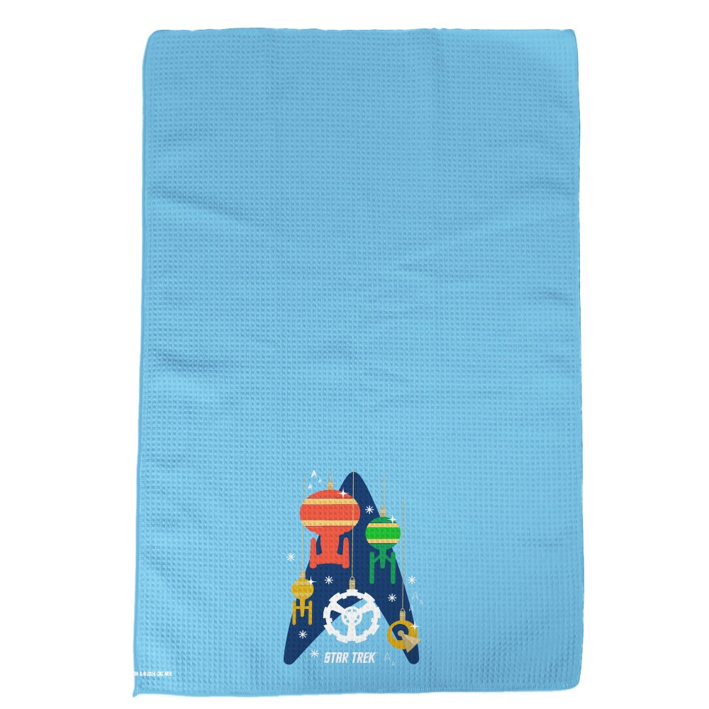 Star Trek Ships of the Line Holiday Kitchen Towel