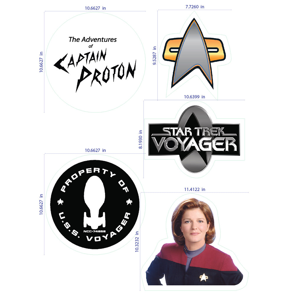 Star Trek: Voyager Wall Sticker Sheet