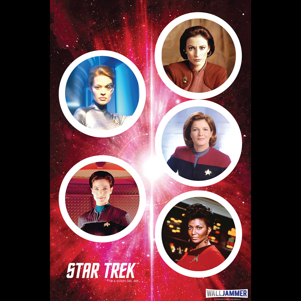 Star Trek Women Of Star Trek Wall Sticker Sheet