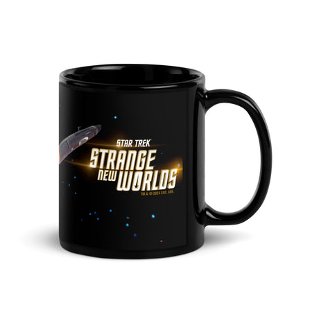 Star Trek: Strange New Worlds Enterprise Black Mug