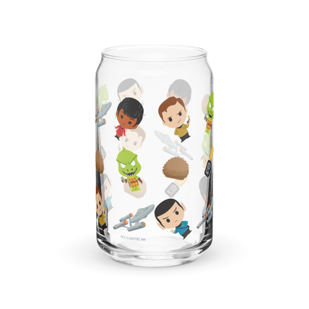 Star Trek: The Original Series Chibi Can Glass