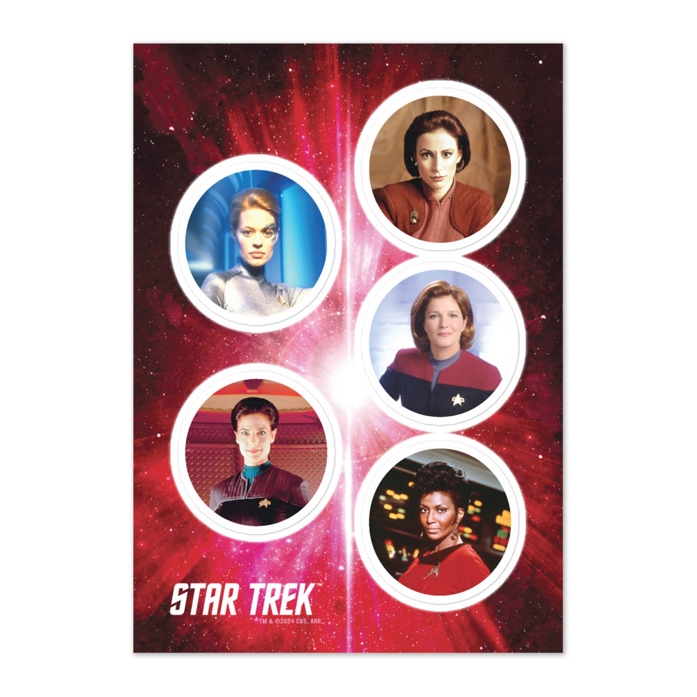 Star Trek Women Of Star Trek Sticker Sheet