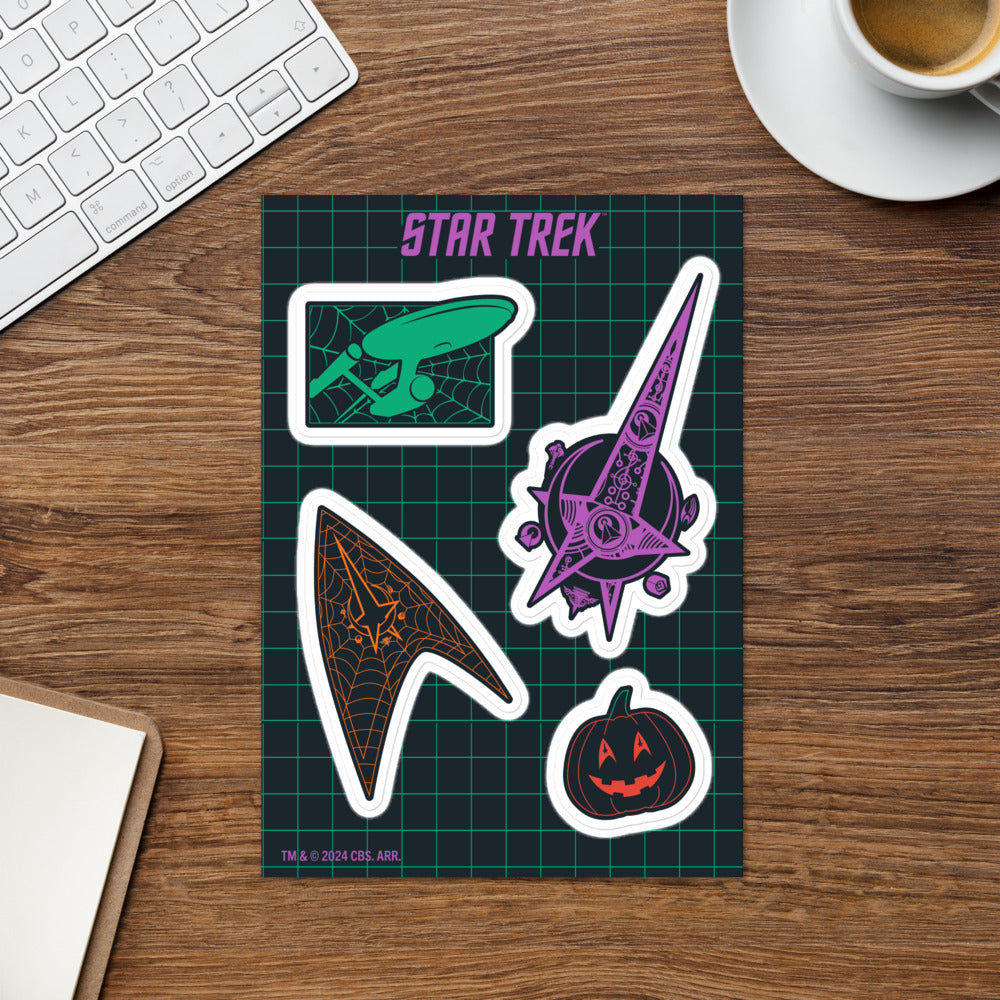 Star Trek Halloween Sticker Sheet