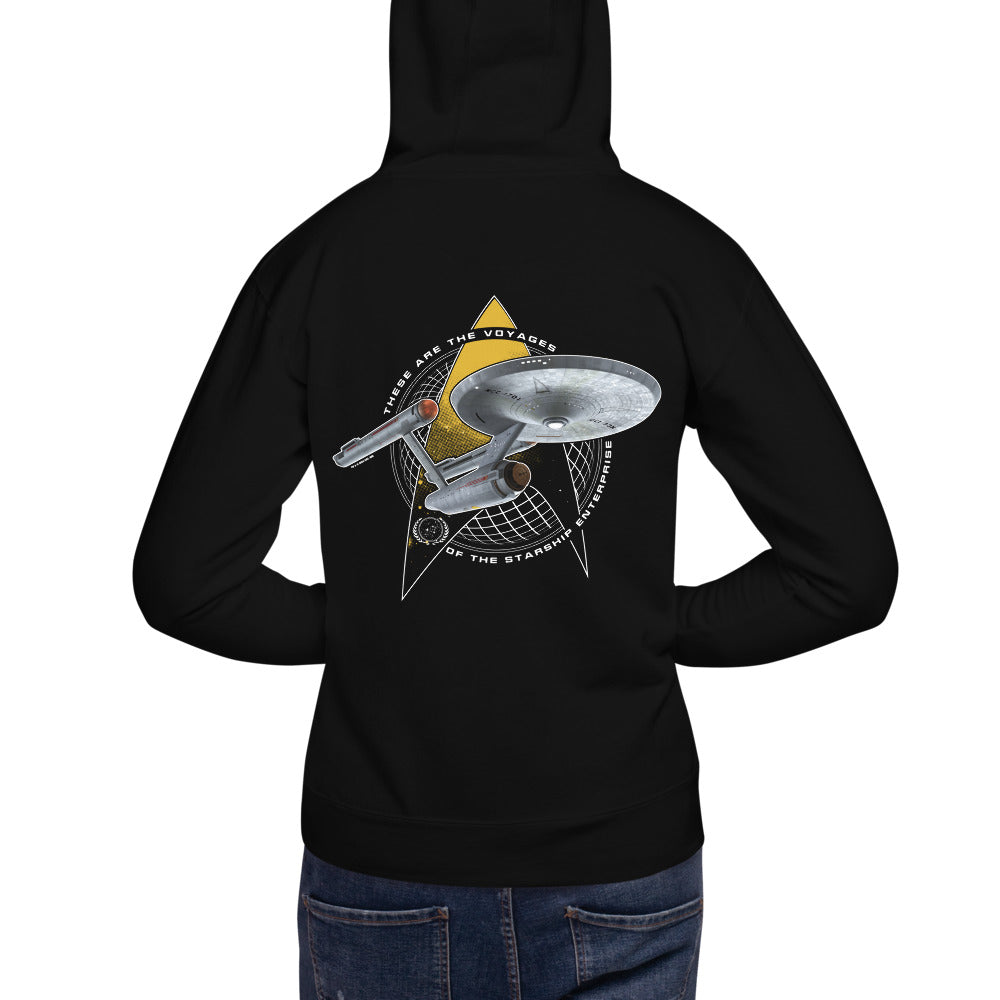 Star Trek: The Original Series These Are The Voyages Unisex Hoodie