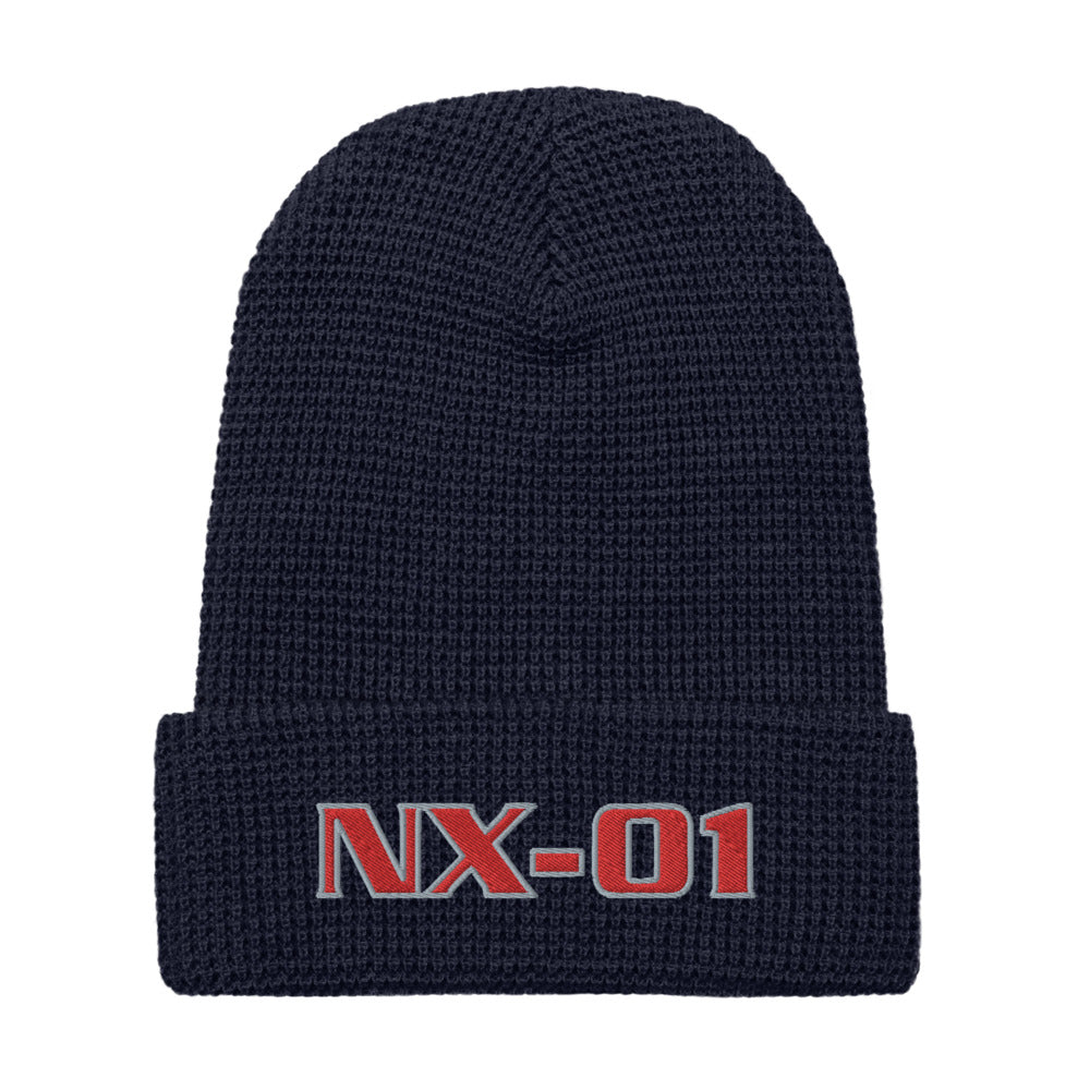 Star Trek: Enterprise NX-01 Embroidered Waffle Beanie