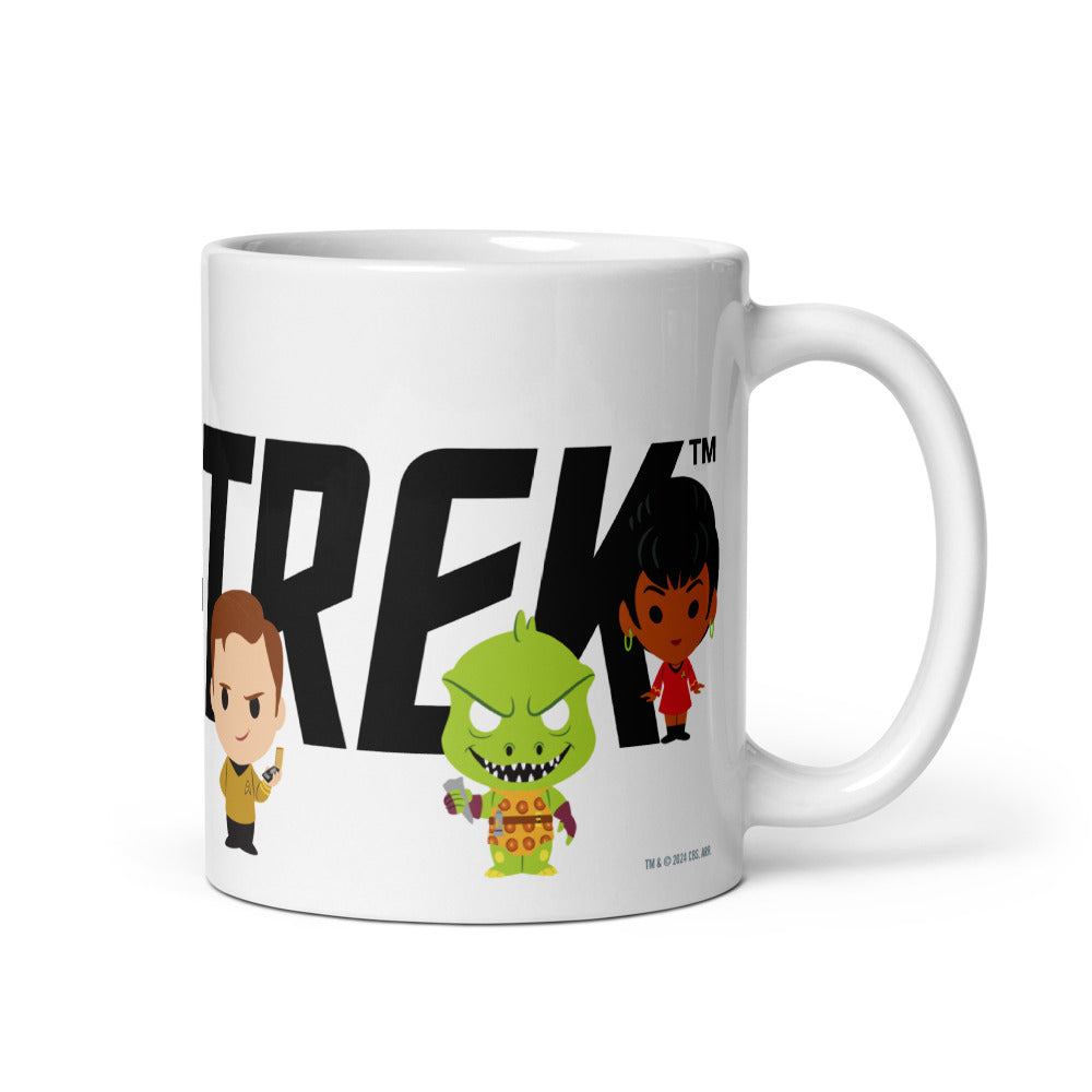 Star Trek: The Original Series Chibi White Mug