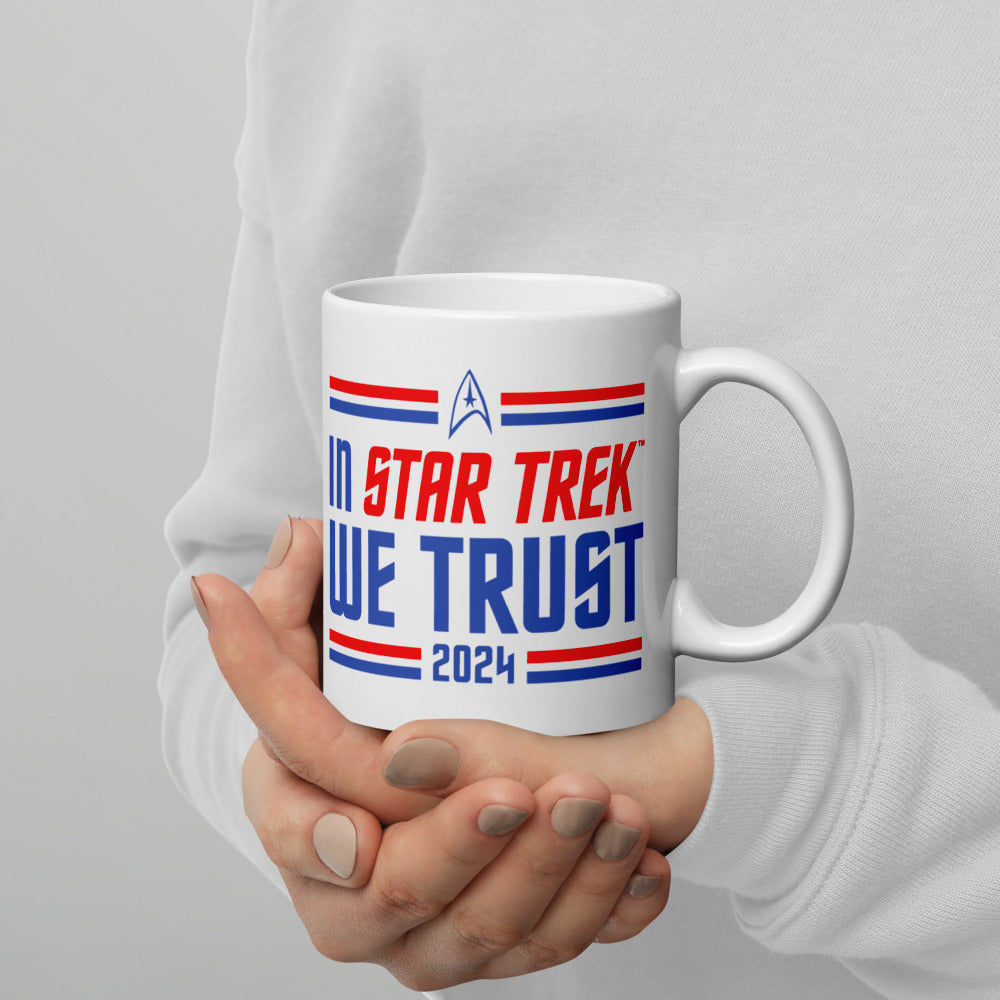 Star Trek In Star Trek We Trust White Mug