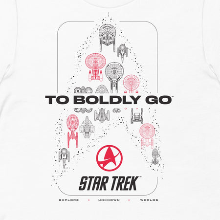 Star Trek To Boldly Go Short Sleeve T-Shirt