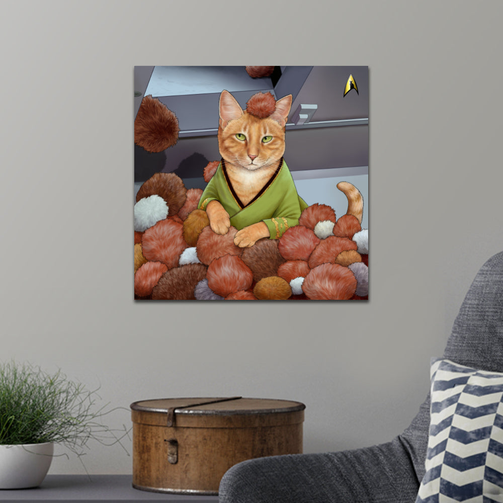 Star Trek: The Original Series Tribble Cat Premium Satin Poster