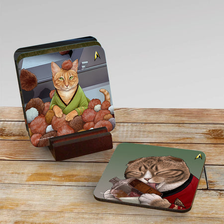 Star Trek: The Original Series Cats Coaster Set of 4