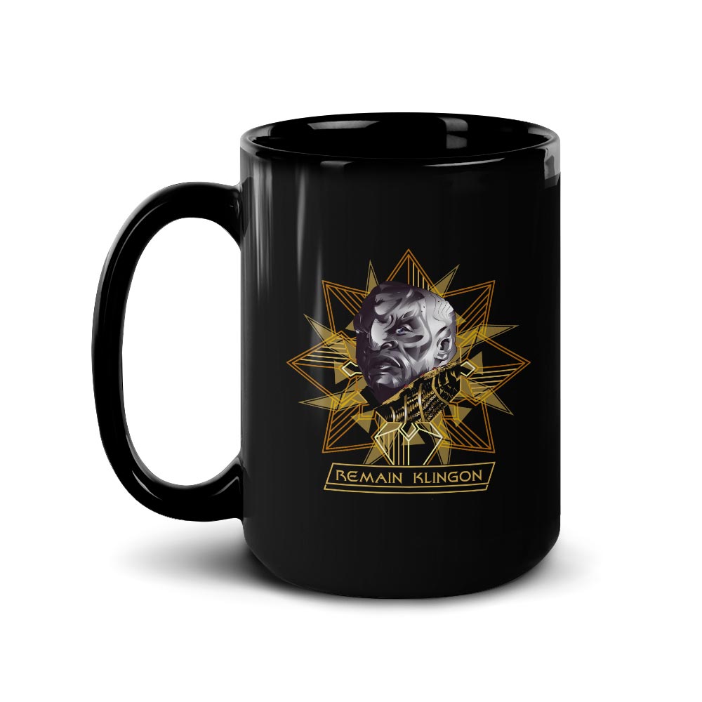 Star Trek: Discovery Remain Klingon Black Mug