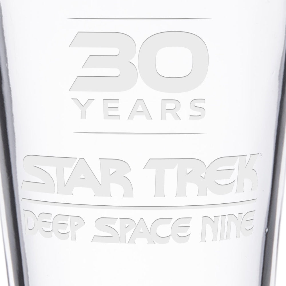 Star Trek: Deep Space Nine 30th Anniversary Laser Engraved Pint Glass