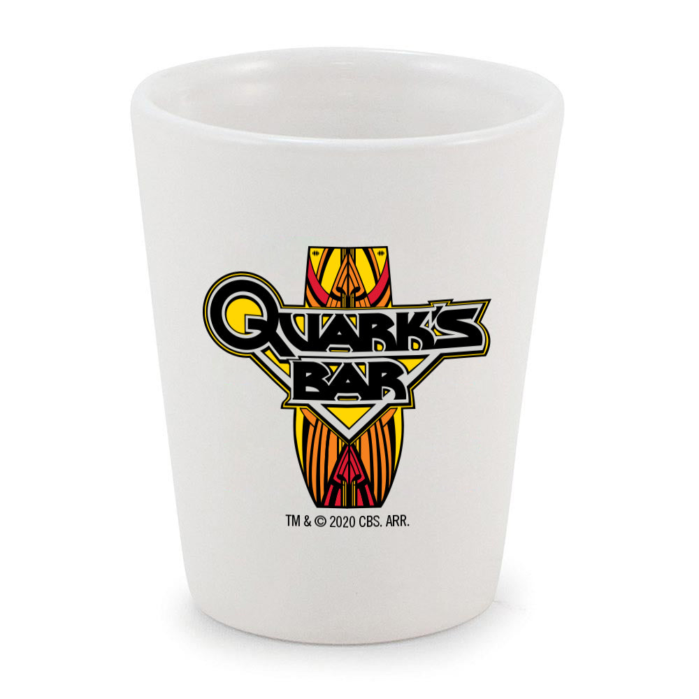 Star Trek: Deep Space 9 Quark's Bar Vintage Logo Shot Glass