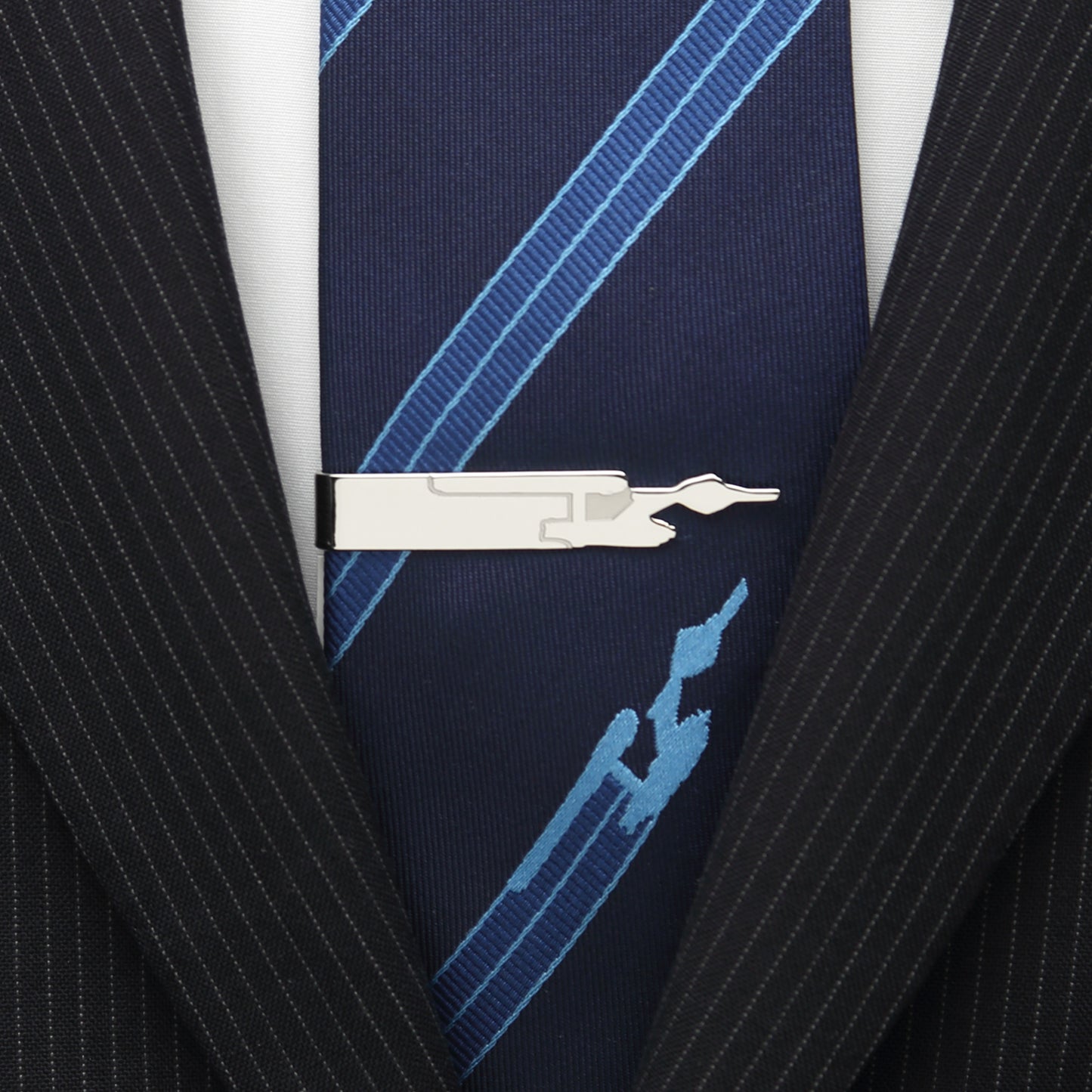 Star Trek Enterprise Silhouette Tie Bar