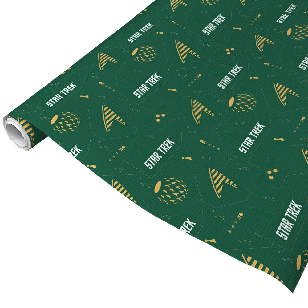 Star Trek Delta Holiday Wrapping Paper