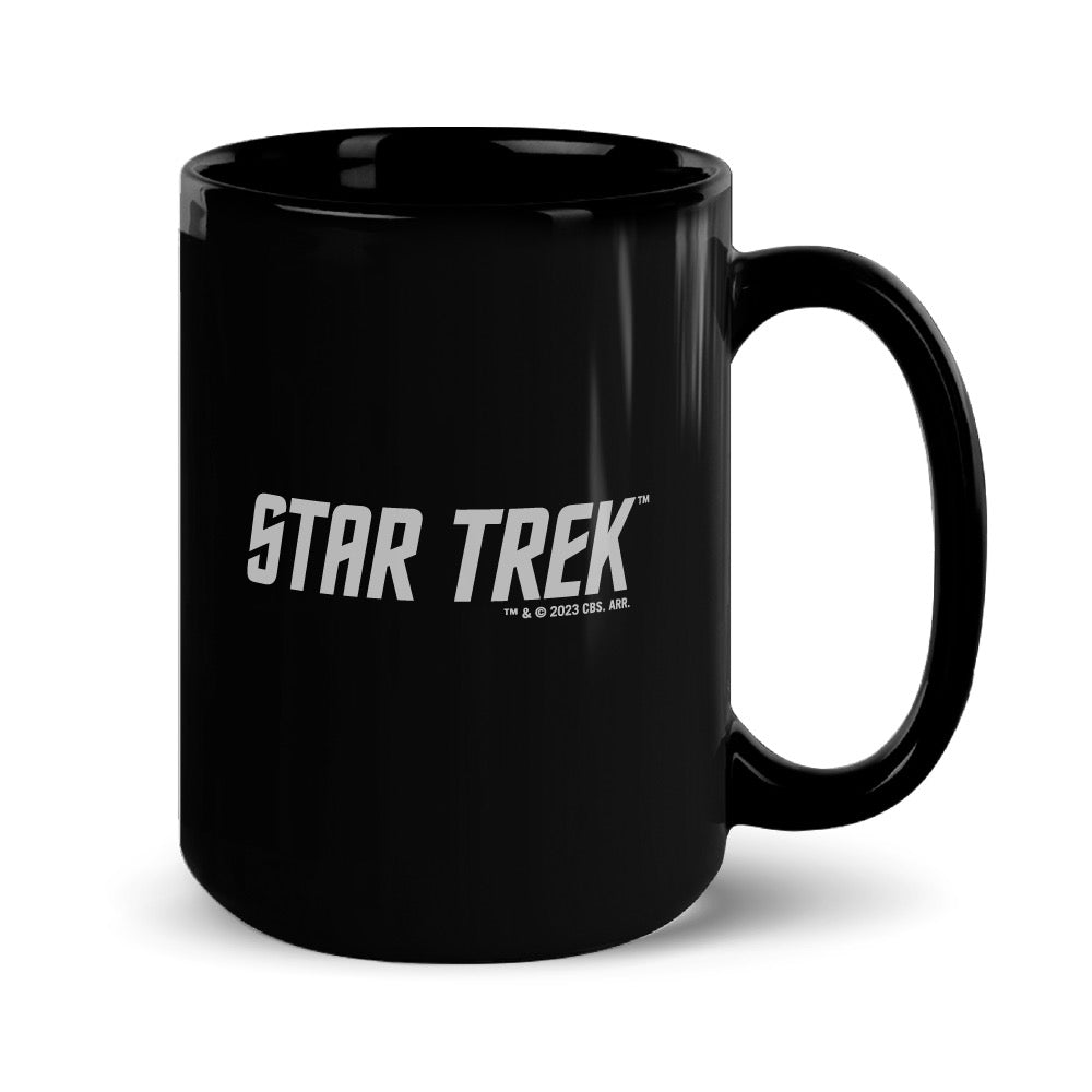 Star Trek: IDIC Symbol Black Mug