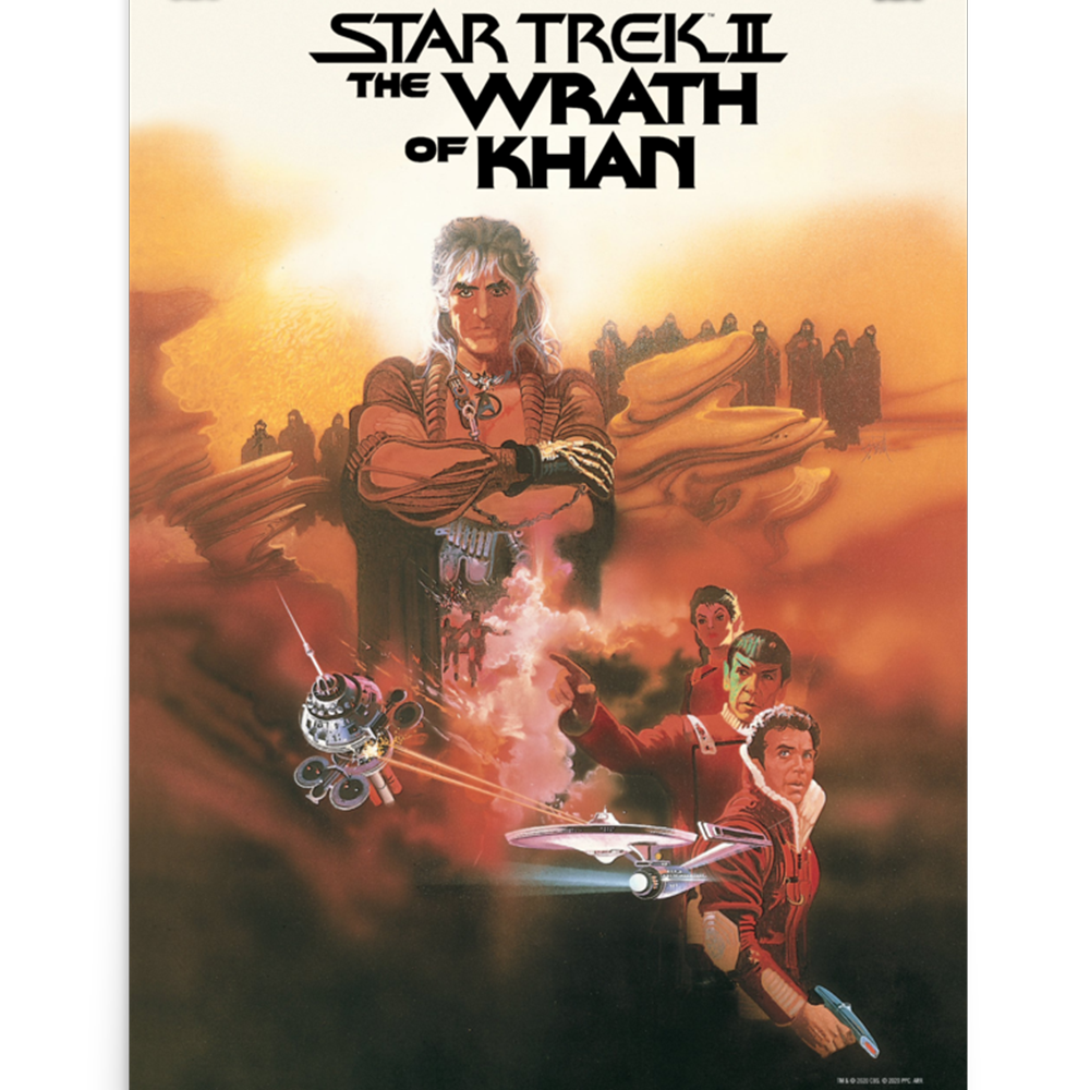 Star Trek II: The Wrath of Khan Premium Satin Poster