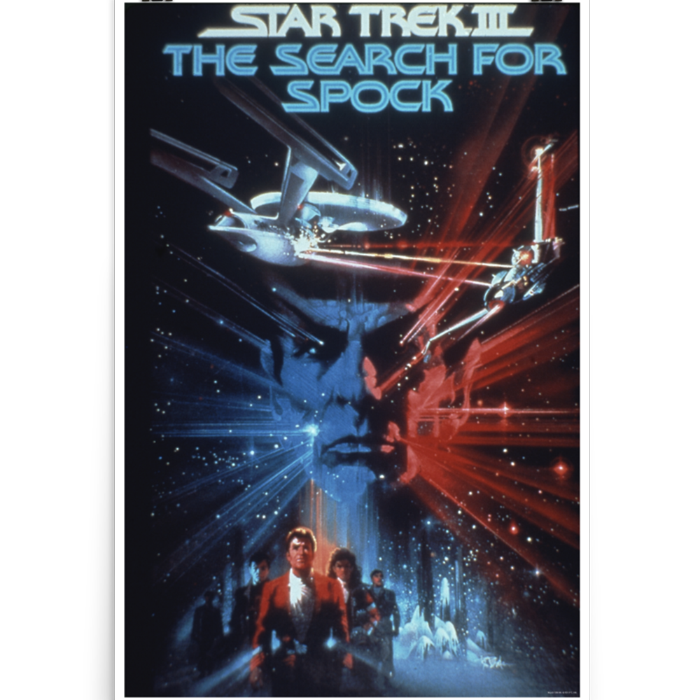 Star Trek III: The Search for Spock Premium Satin Poster