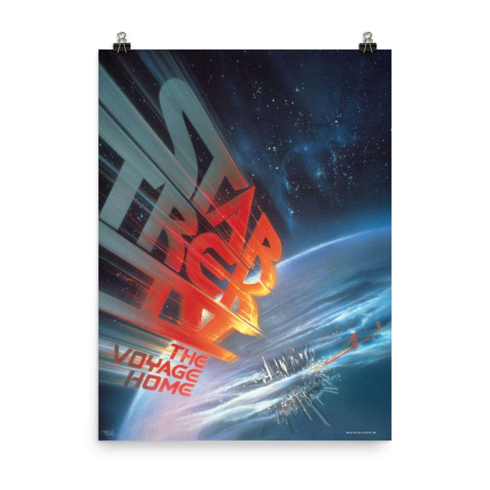 Star Trek IV: The Voyage Home Premium Satin Poster