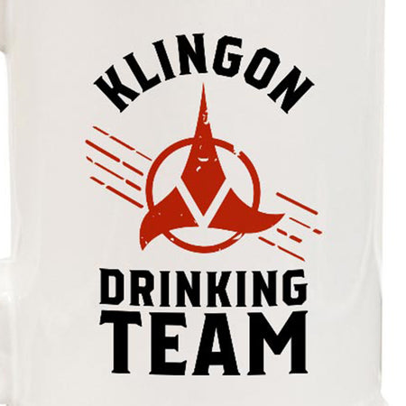 Star Trek Klingon Drinking Team 20oz Ceramic Beer Stein