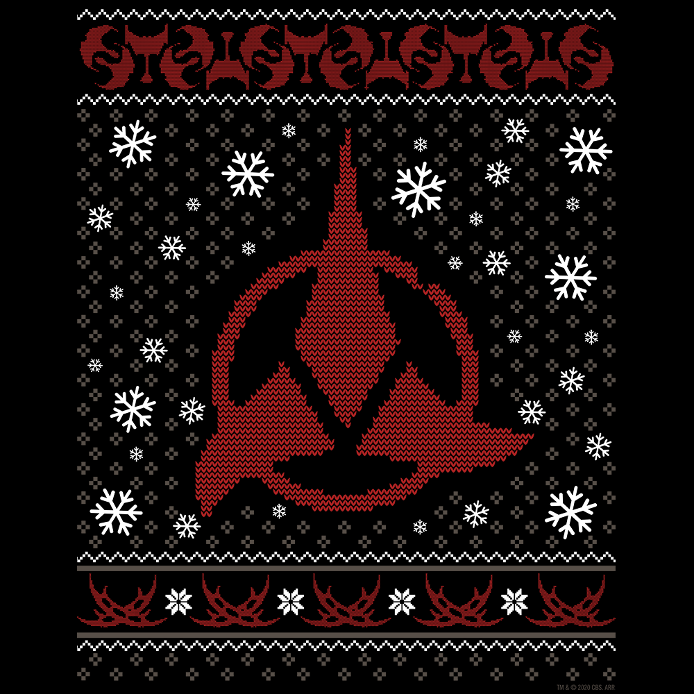 Star Trek Klingon Holiday Fleece Crewneck Sweatshirt