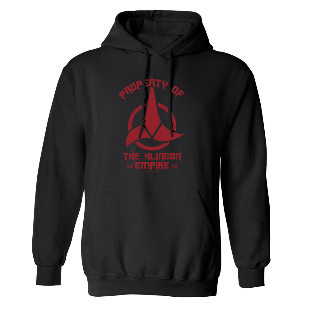 Star Trek Klingon Property Of Fleece Hooded Sweatshirt