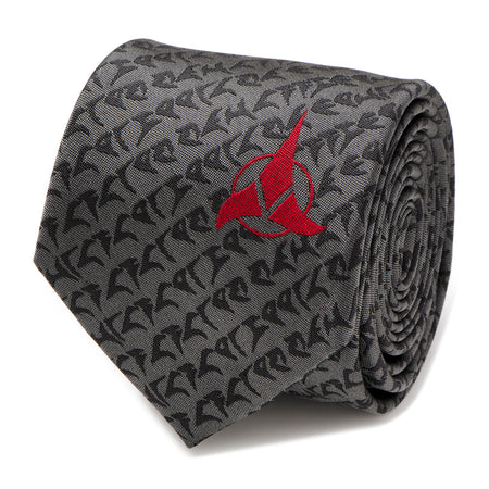 Star Trek Klingon Gray Men's Tie