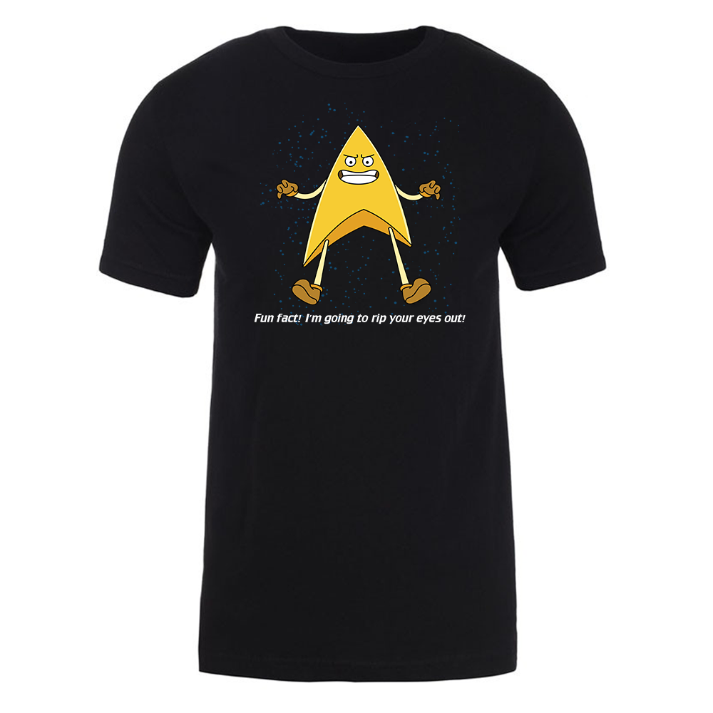 Star Trek: Lower Decks Badgey Fun Fact Adult Short Sleeve T-Shirt