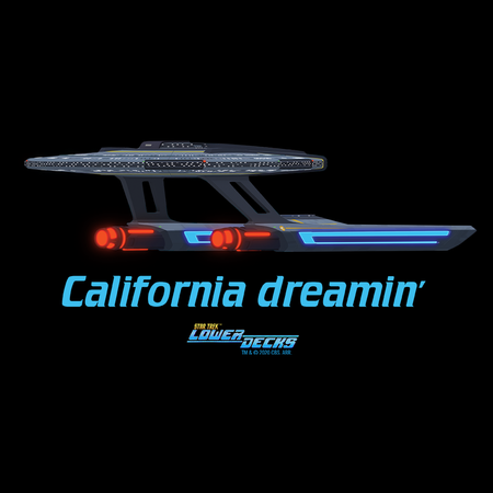 Star Trek: Lower Decks California Dreamin Adult Short Sleeve T-Shirt