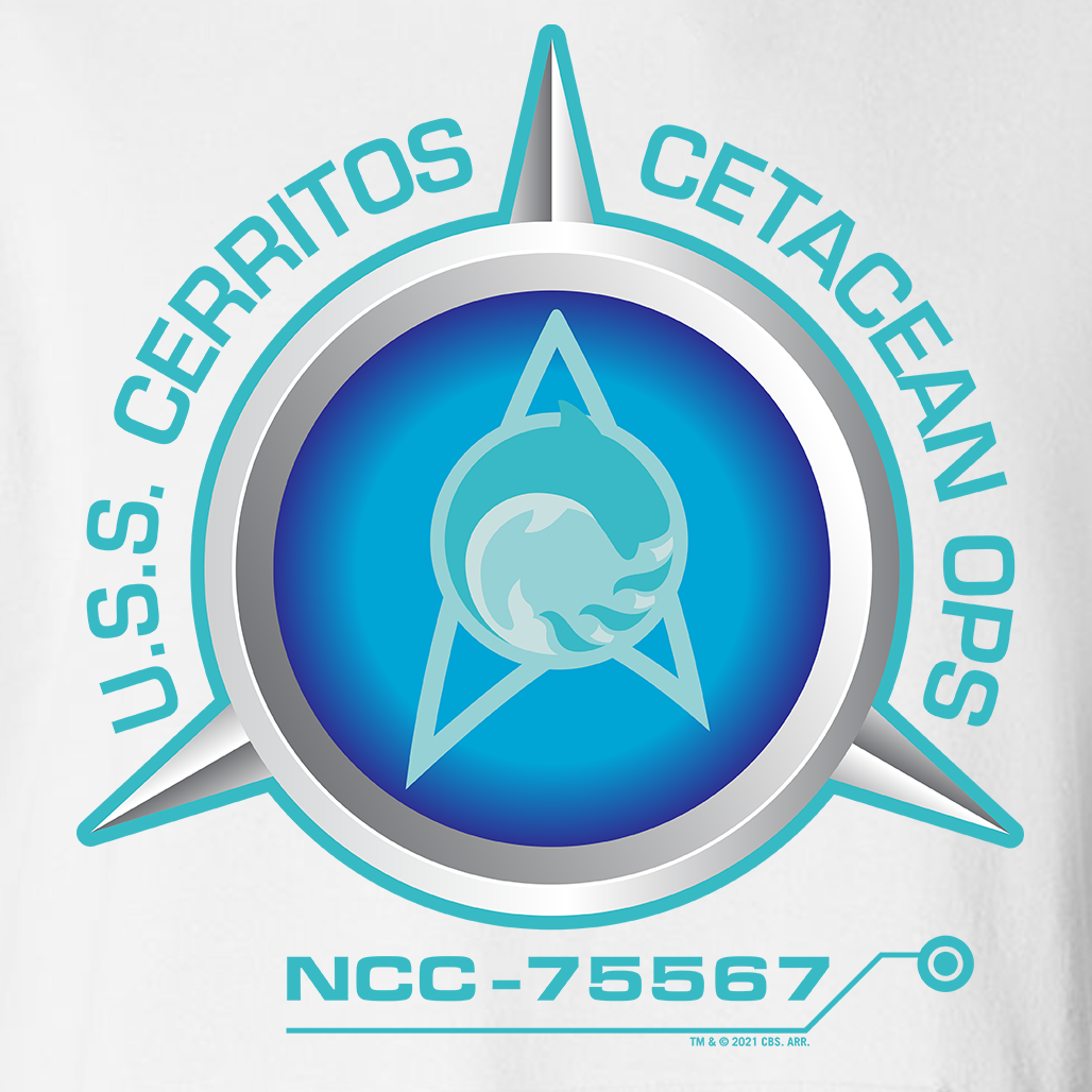 Star Trek: Lower Decks Cetacean Ops Delta Logo Fleece Hooded Sweatshirt