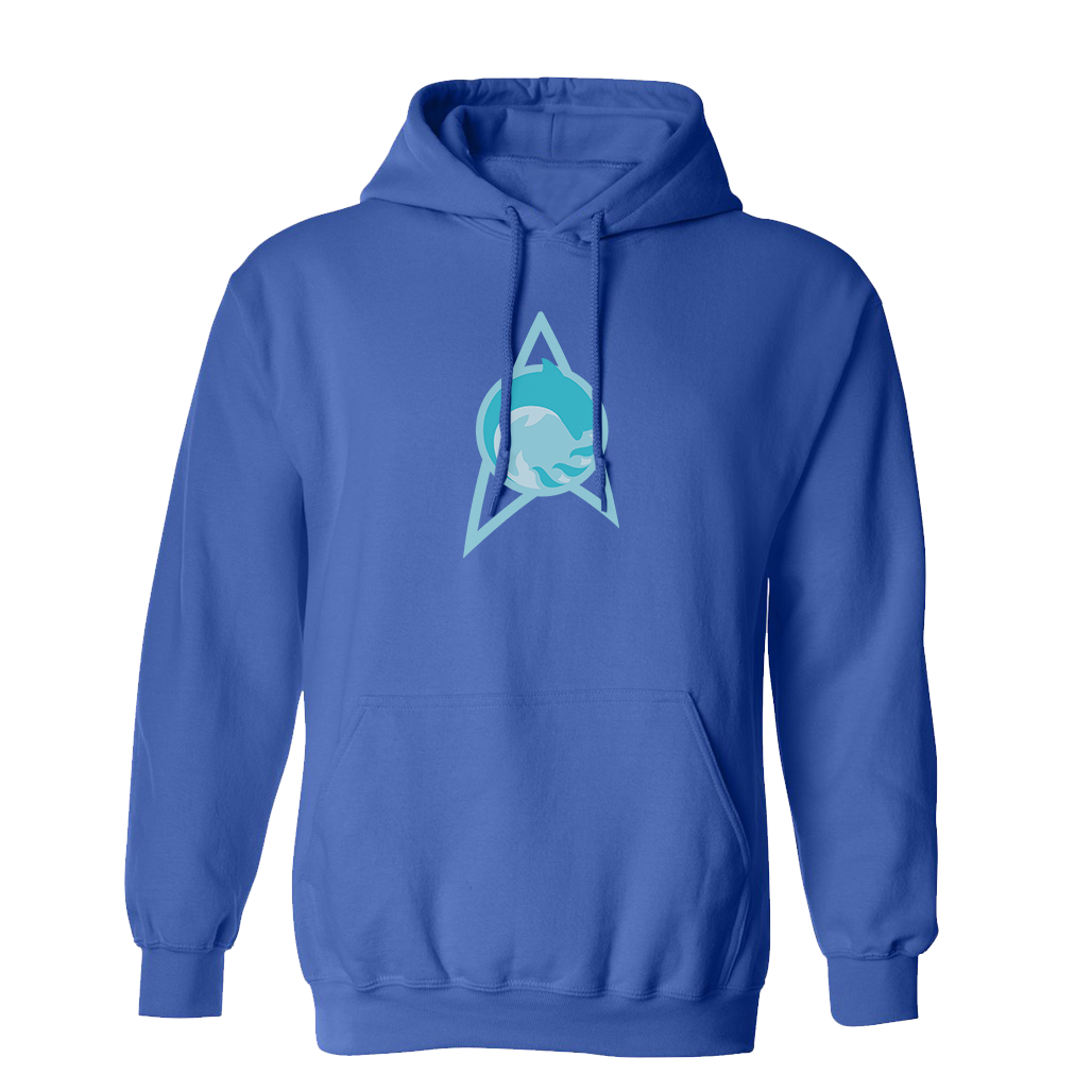 Star Trek: Lower Decks Cetacean Ops Delta Logo Fleece Hooded Sweatshirt