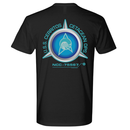 Star Trek: Lower Decks Cetacean Ops Delta Logo Adult Short Sleeve T-Shirt